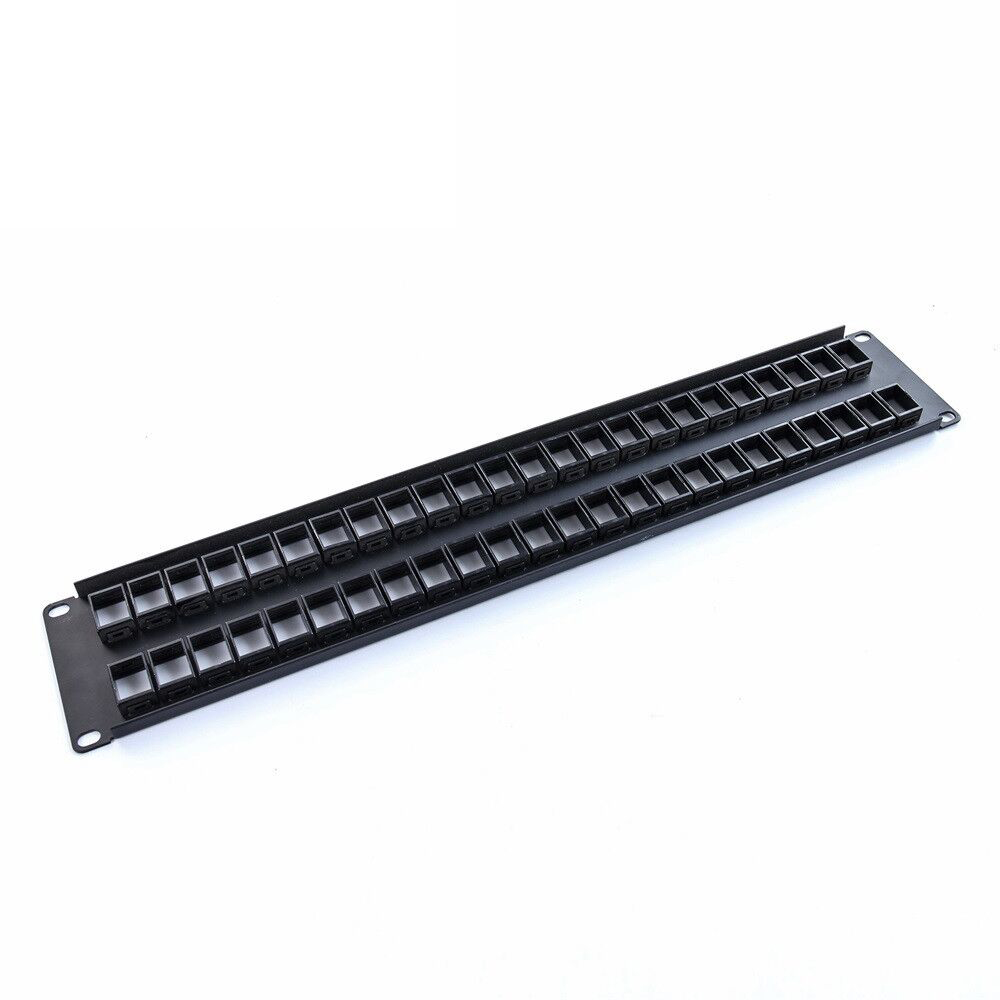 2U 48 Port UTP Blank Patch Panel