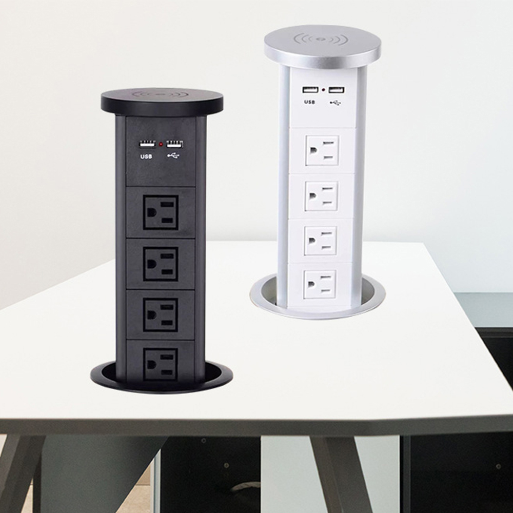 Pneumatic Pop Up Us Series Desktop Power Socket