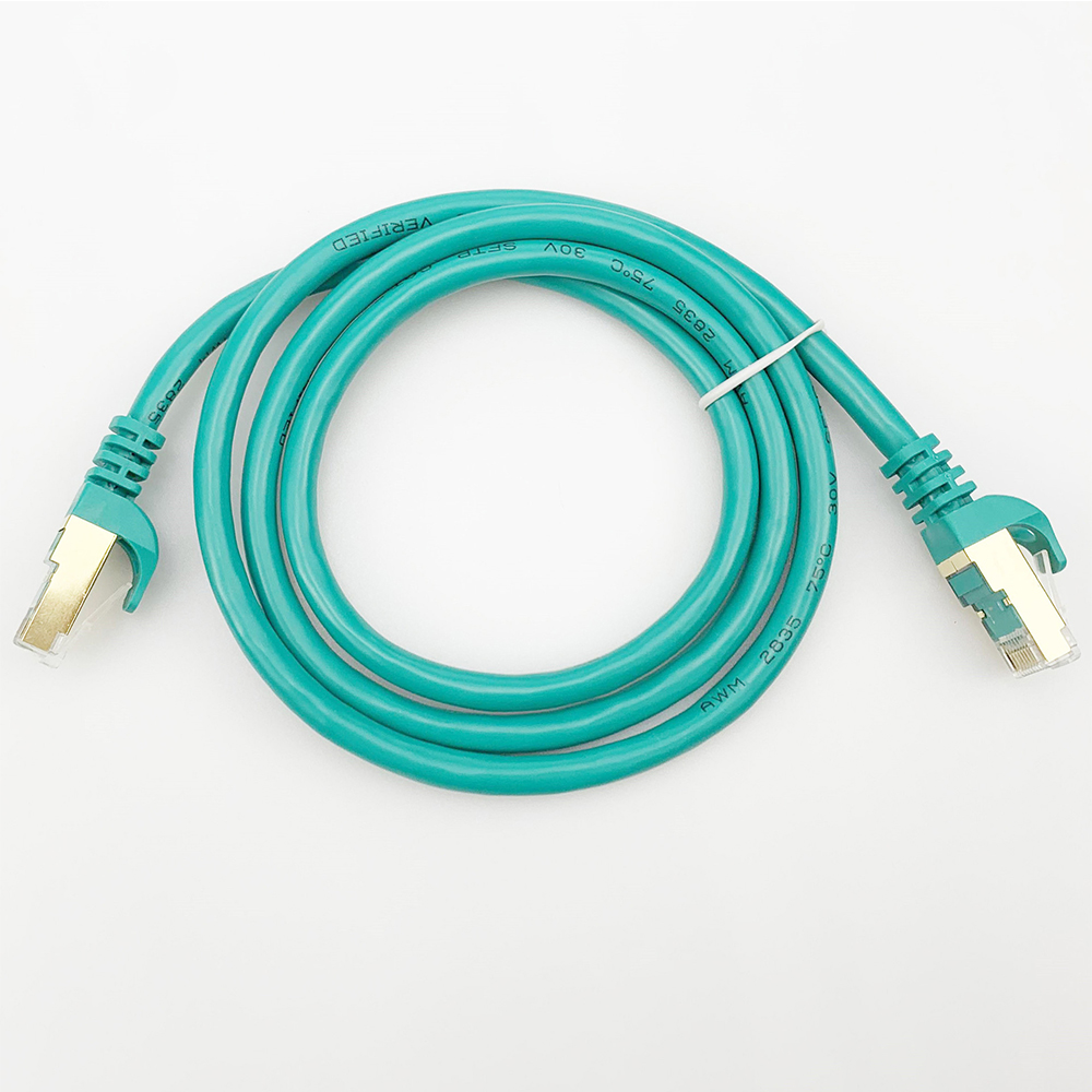 Cat6A FTP single shield ethernet PVC copper Patch cord