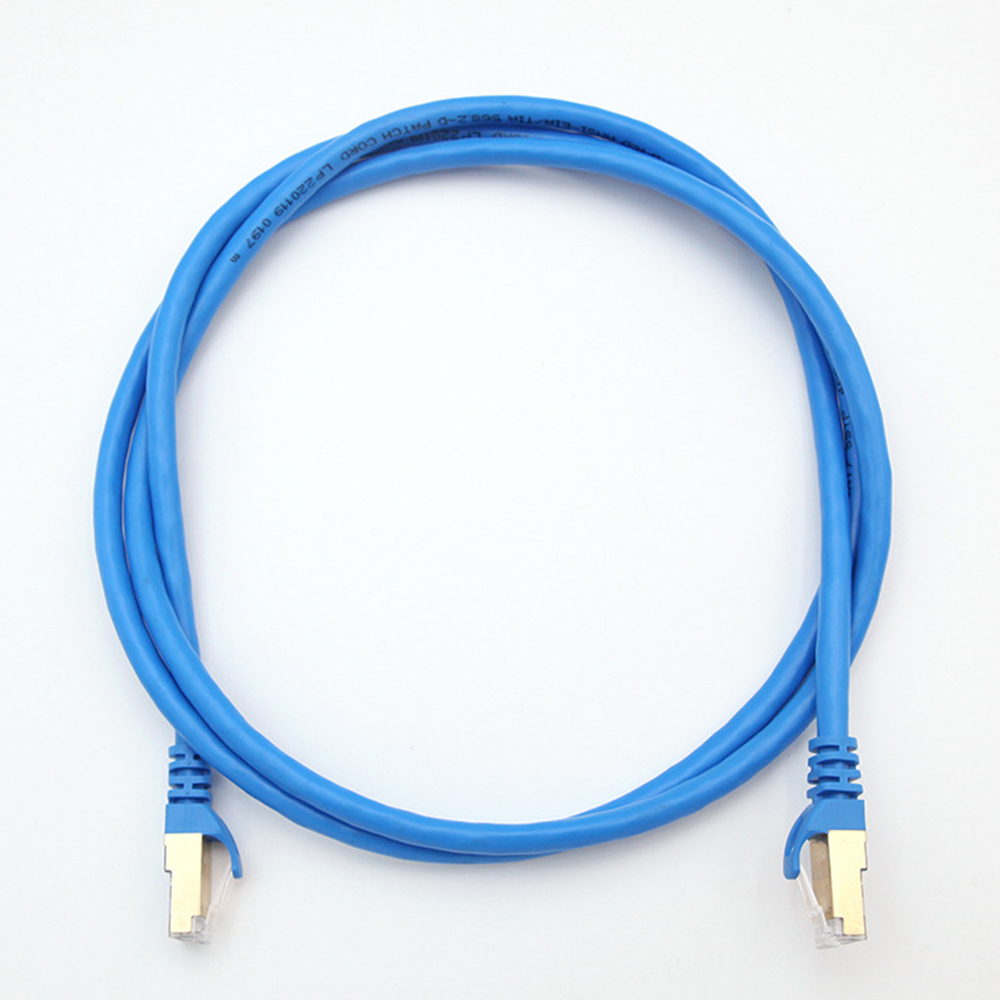 Cat6A FTP single shield ethernet PVC copper Patch cord