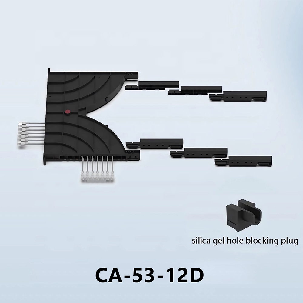 Rack-mounted Channel Type cable management tray