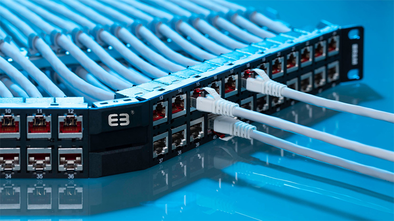 webit FTP angled patch panel