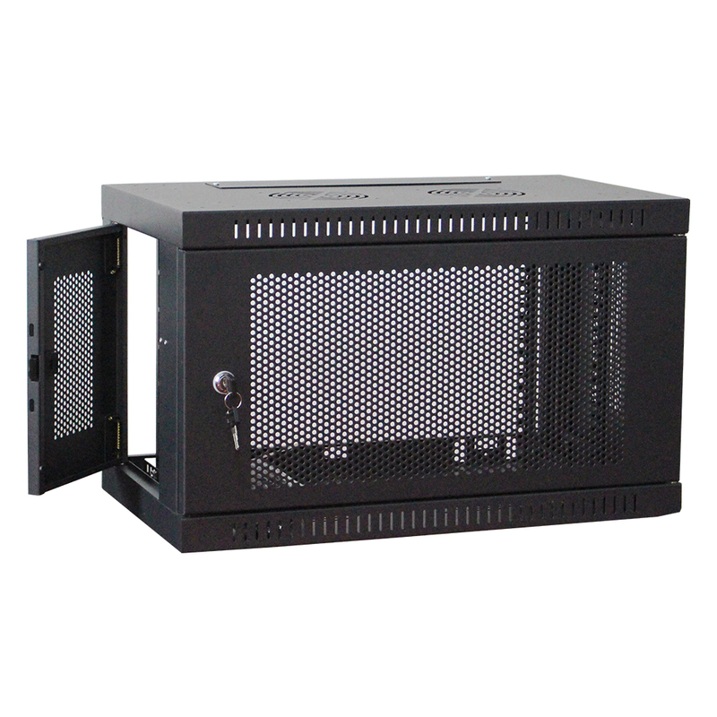 19 inch mesh door wall mount data cabinet