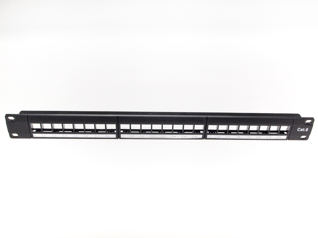 1U 24 Port UTP Blank Patch Panel