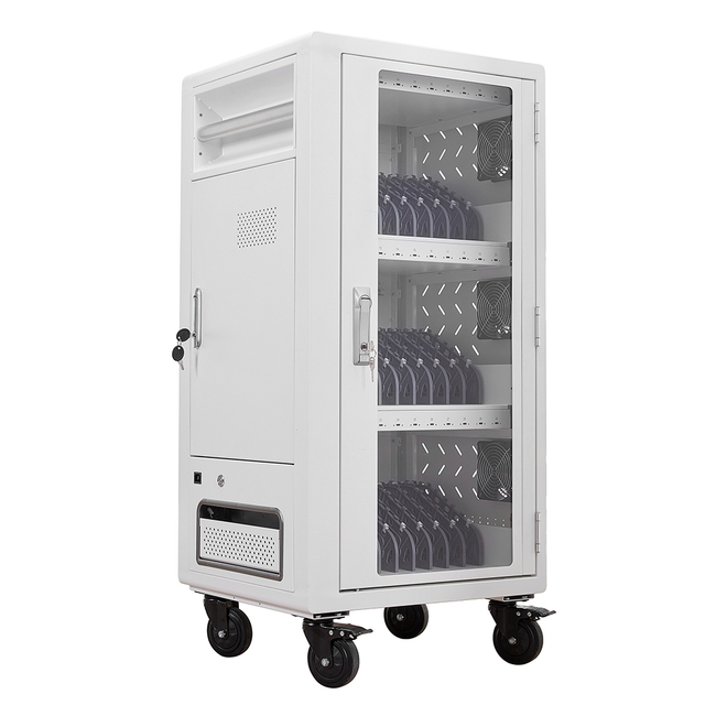 30 port Type C Smart Charging Cart For Education field 