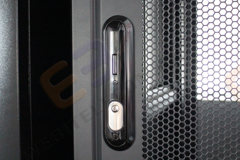 Network cabinet electronic lock for data cabinet