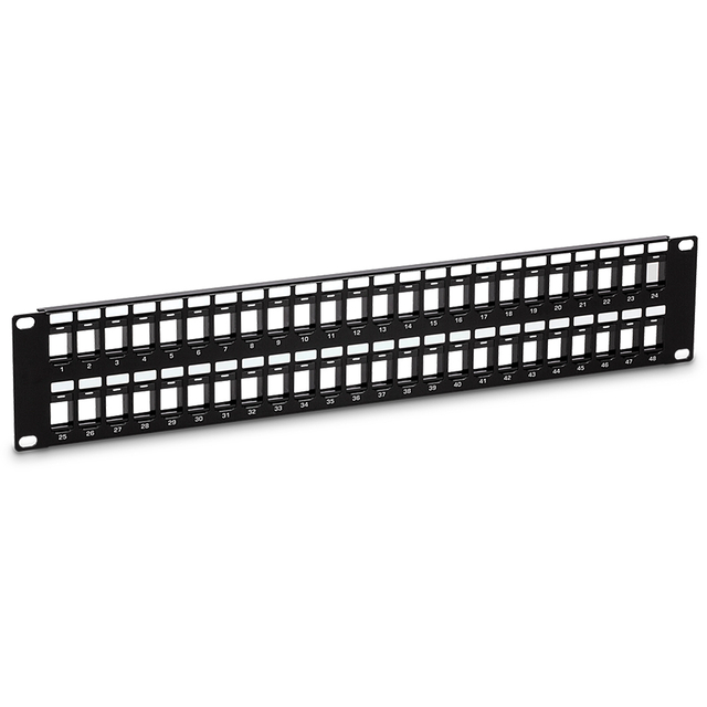 2U 48 Port UTP Blank Patch Panel
