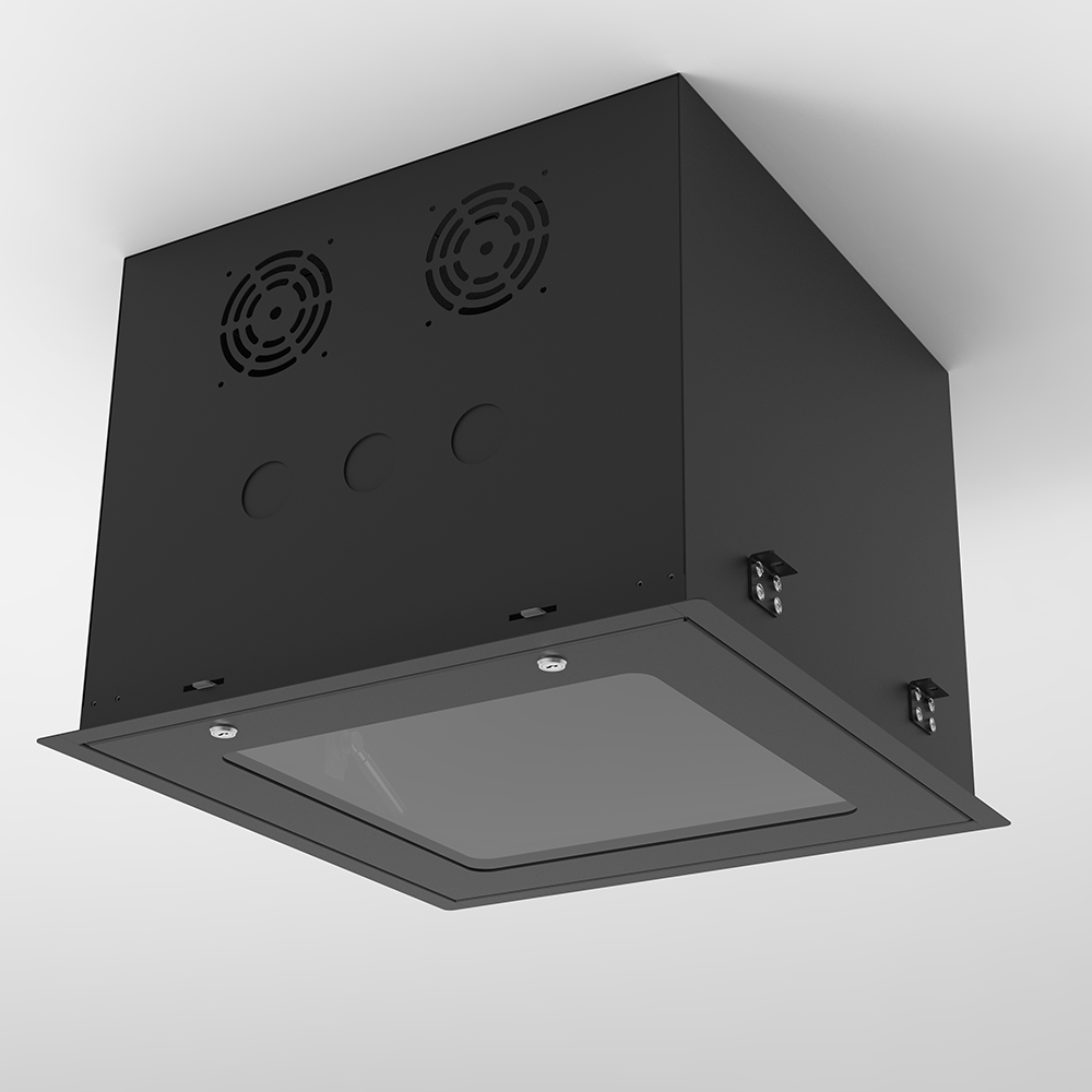 Tủ &acirc;m trần 9U Tủ gi&aacute; cửa k&iacute;nh 19' | Tủ đựng đồ tiết kiệm kh&ocirc;ng gian