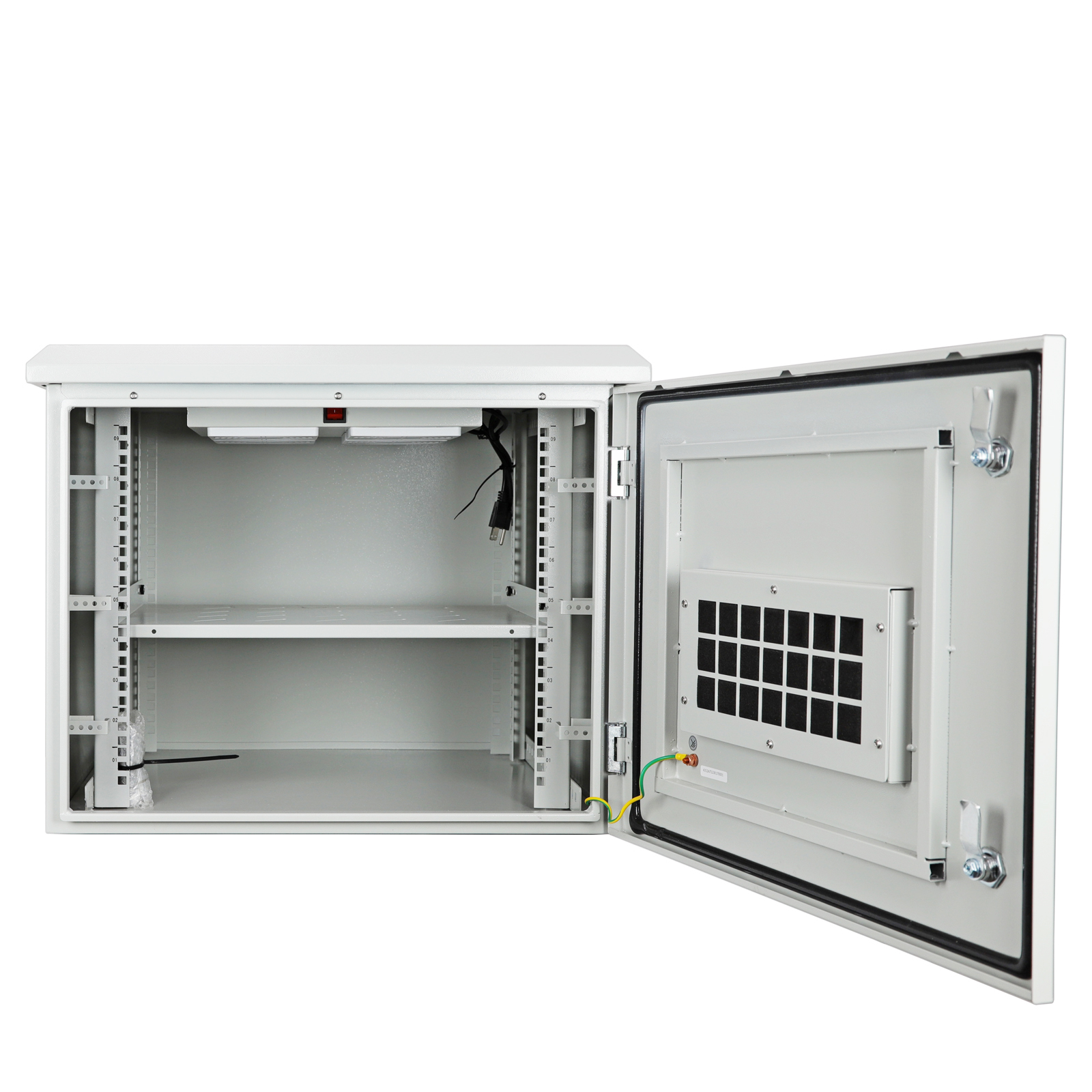 IP55 outdoor wall mount enclosure with fan tray