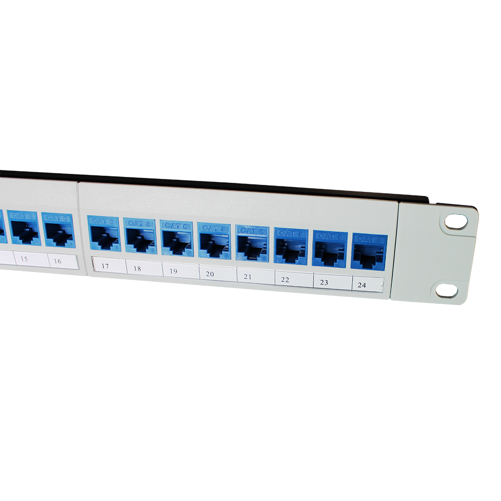 1U Rack Mount 24 Port UTP Blank Patch Panel