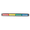 1U 24 port colored patch panel