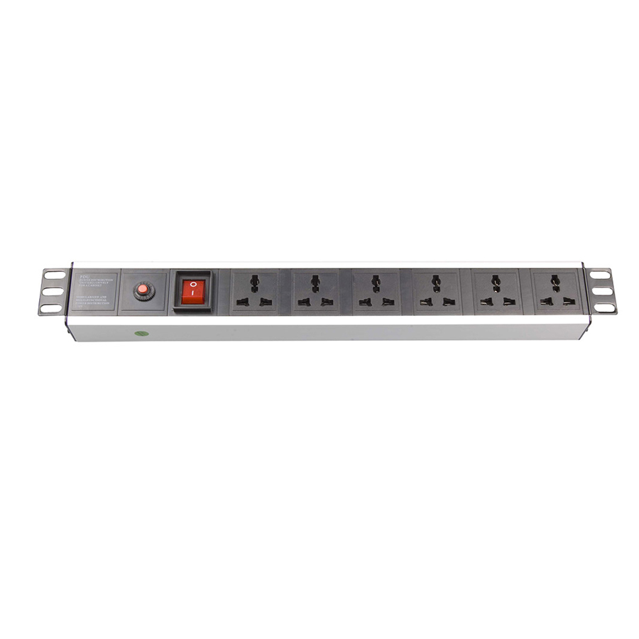 1U 10A Output Universal Series Power Strip