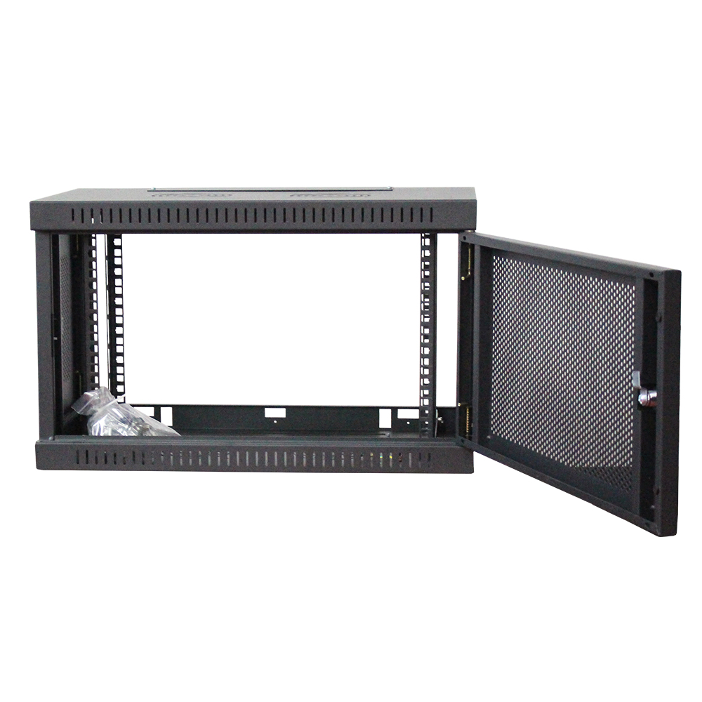 19 inch mesh door wall mount data cabinet