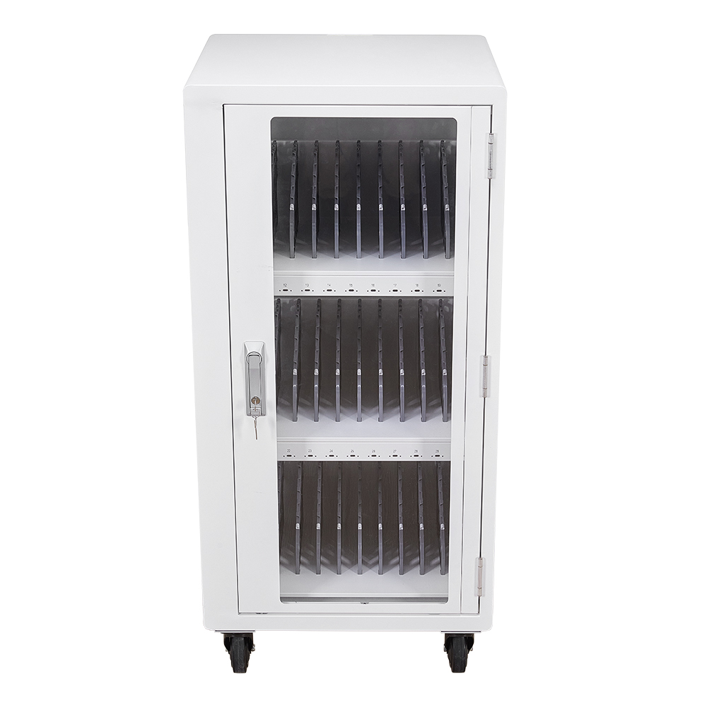 30 port Type C Smart Charging Cart For Education field 