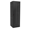 19" 42u glass door network data cabinet with split side panel