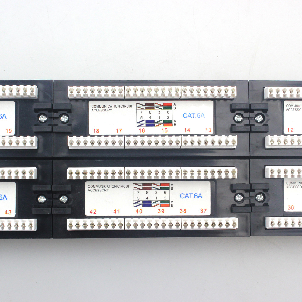 2U Cat6 or cat6A UTP 48 Port Patch Panel