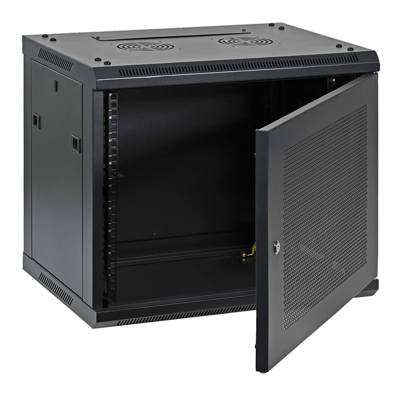 19 inch Mesh door wall mount data rack cabinet