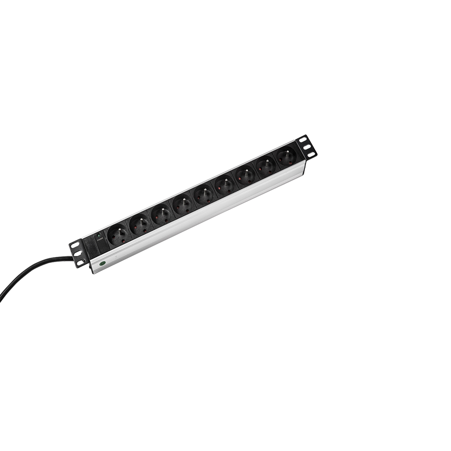 1U Server Rack mount French Type Power Strip PDU