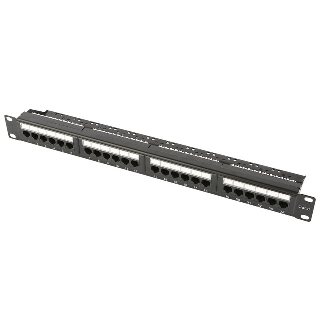 Cat6 UTP 24Port Patch Panel