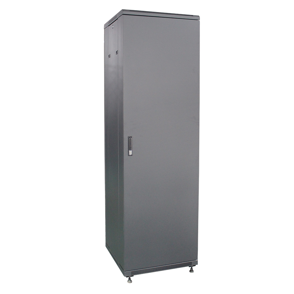 Floor mount 19 inch 42u Solid Metal Door Network Cabinet Rack