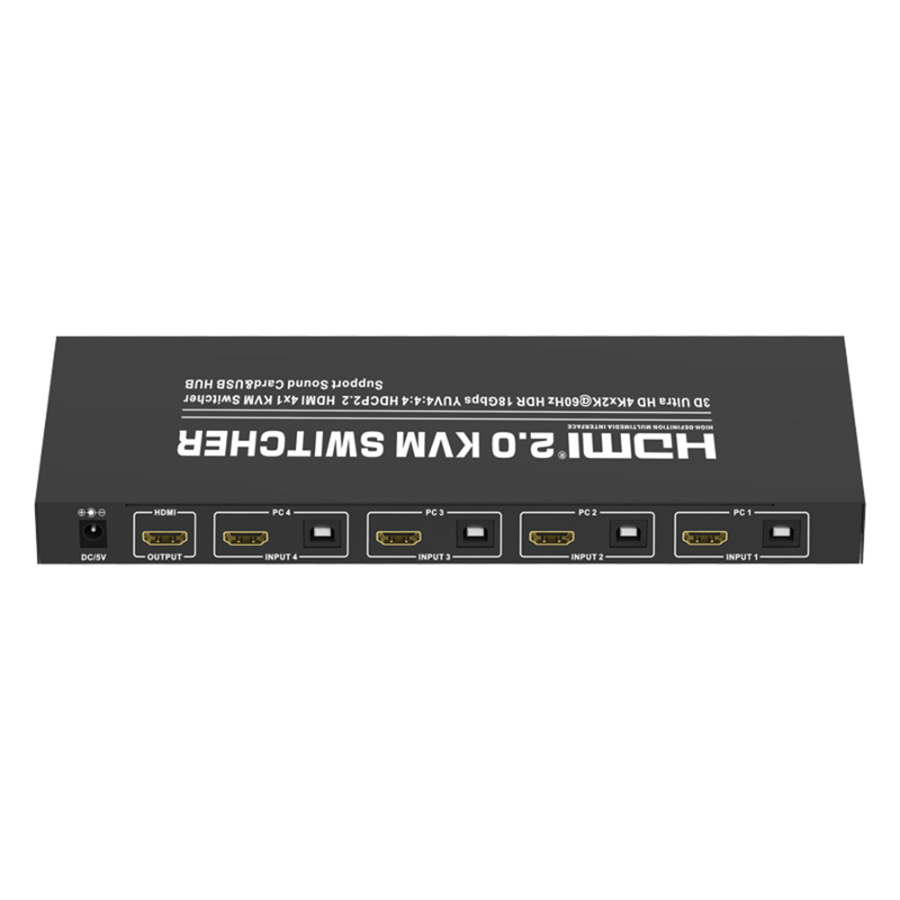 New 4x1 KVM Switch HDMI 4 Ports 3840x2160@30Hz