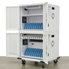 20-Port Secure AC & 20W USB-C Fast Charging Cabinet for Laptops and Tablets