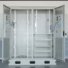 IP55 Dual Compartment Waterproof Outdoor Cabinet