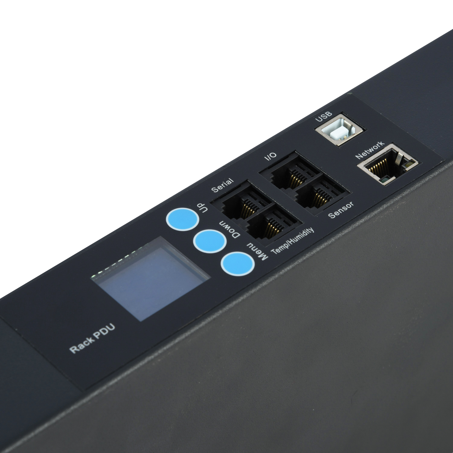 1U 8 port horizontal rack mount Intelligent PDU