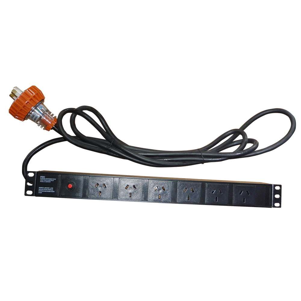 1.5U Horizontal Mount Australia Data Rack PDU Strip