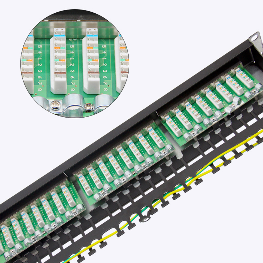 Cat6A FTP 24Port Patch Panel