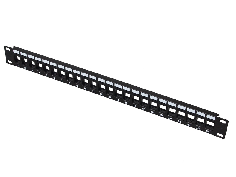  1U 24 Port UTP Blank Patch Panel