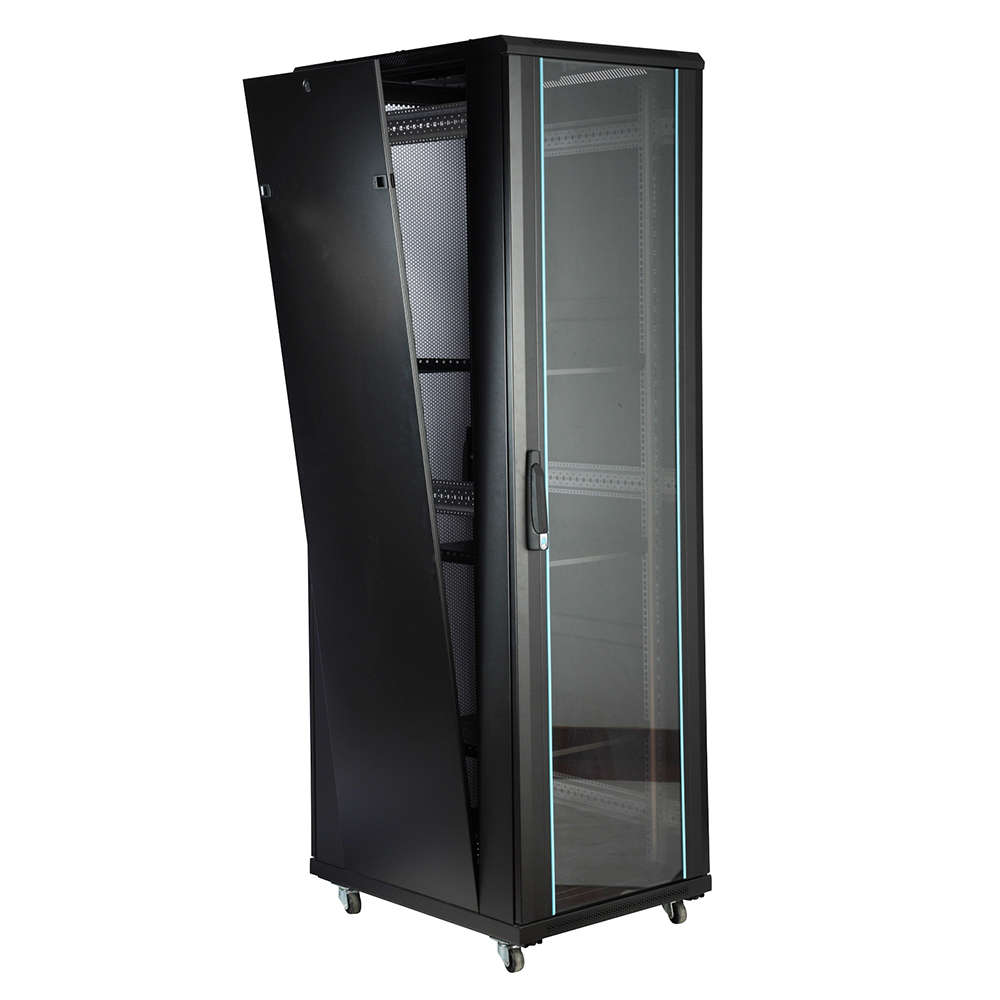 OEM 19" Assemble 42u Glass Door Network Cabinet