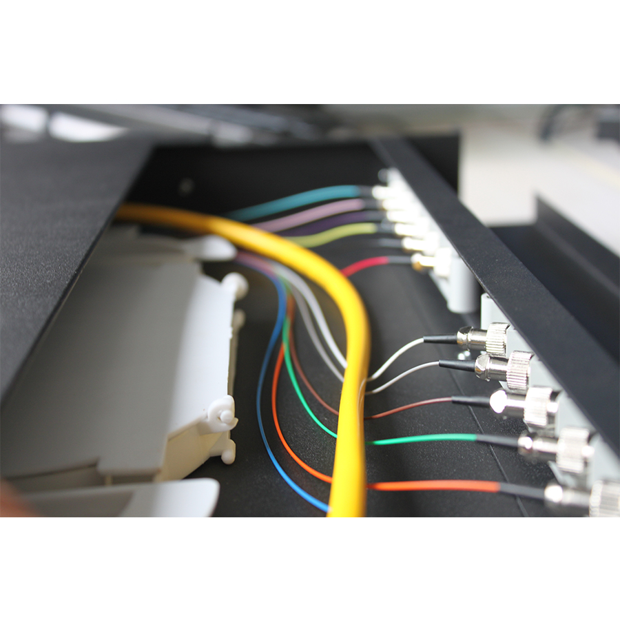 30 degree 12 FC port simplex single mode fiber patch panel