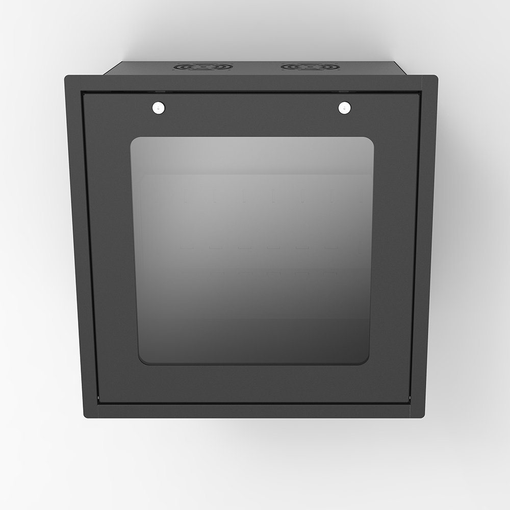 Tủ &acirc;m trần 9U Tủ gi&aacute; cửa k&iacute;nh 19' | Tủ đựng đồ tiết kiệm kh&ocirc;ng gian