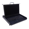 MINI single Rail full HD 17 inch LCD VGA KVM Switch