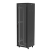 19" 42u glass door telecom server cabinet with vented door border