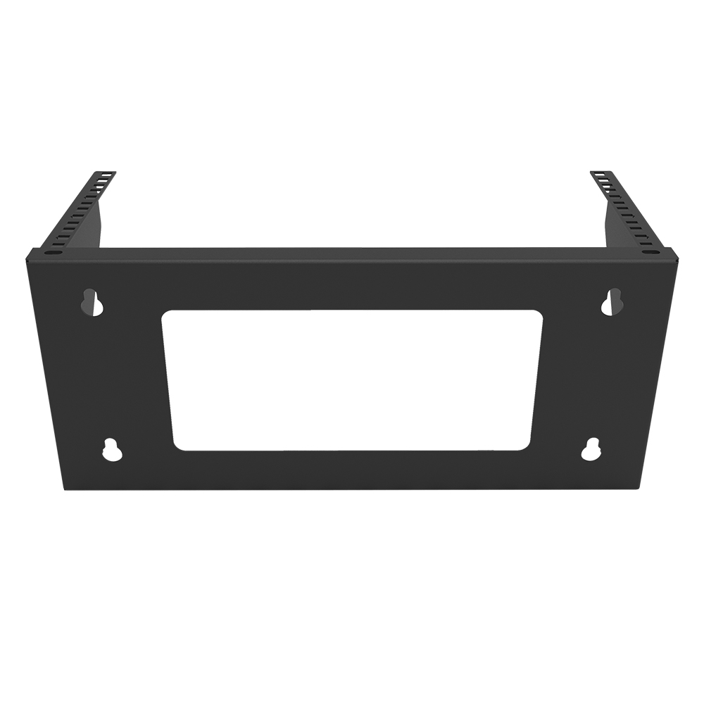 4U 19 Inch Vertical Wall Mount Rack Bracket for Network Switch & Patch Panel