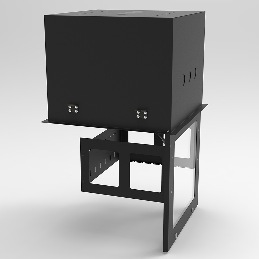 Tủ &acirc;m trần 9U Tủ gi&aacute; cửa k&iacute;nh 19' | Tủ đựng đồ tiết kiệm kh&ocirc;ng gian