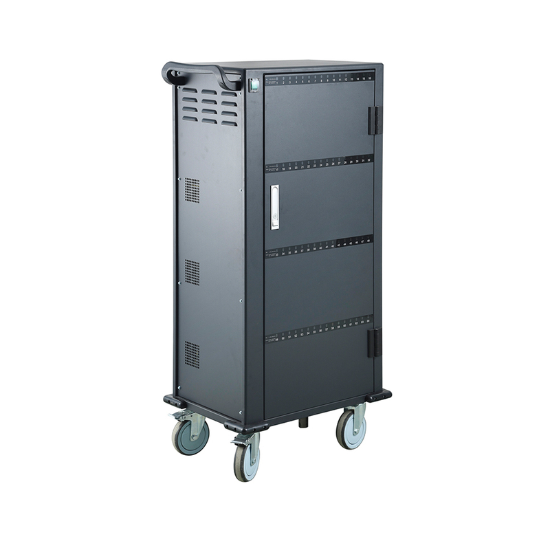 64 Way DC USB-A 4 Layers Charging Cart with 5' Castors