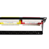 1U 24 port colored patch panel