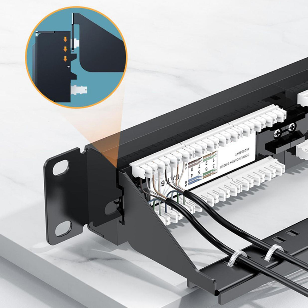 Cat6 UTP 24Port Patch Panel