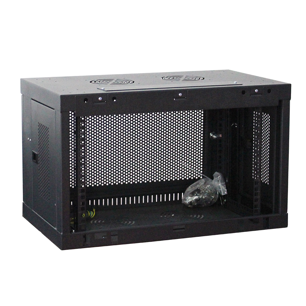 19 inch mesh door wall mount data cabinet