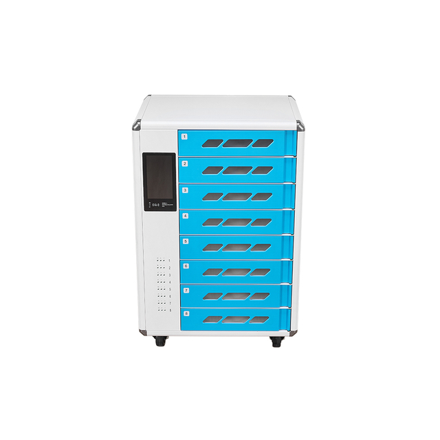 8-Port Smart locker charging cart