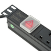 1U Rack PDU with 3-way UK Sockets & Integrated USB Charging Ports
