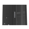 19" 42u glass door network data cabinet with split side panel