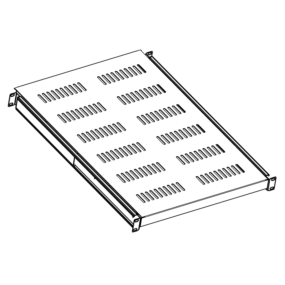 4 Points Sliding Shelf for Floor Stand Cabinet