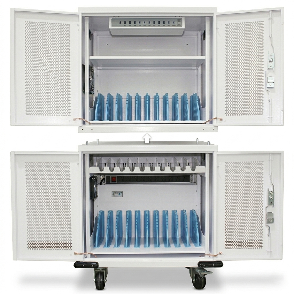 20-port Webit basic Series Charging Cabinet – Secure AC & USB-C Charging Solution