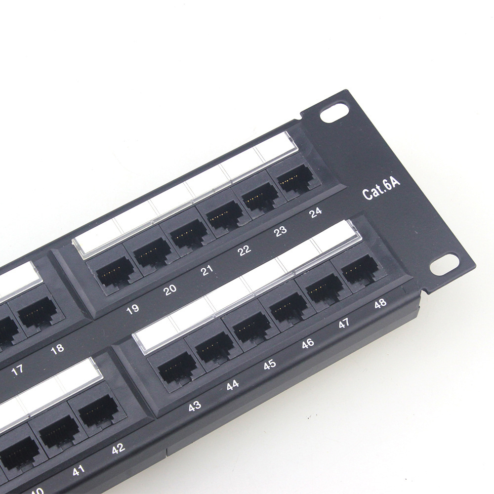 2U Cat6 or cat6A UTP 48 Port Patch Panel