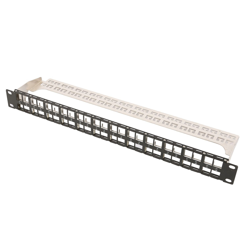 1U 48 Port Compact type UTP Blank Patch Panel 