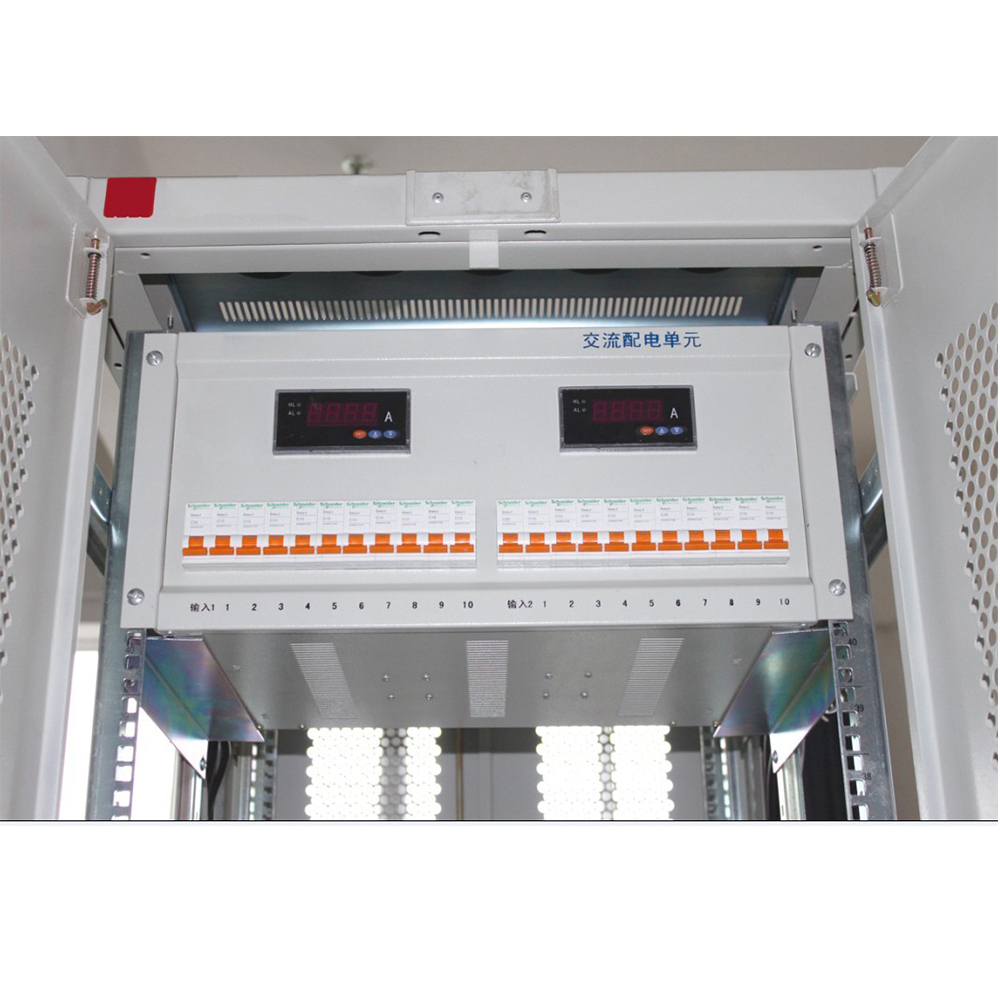 IP20 42u perforated Door Electrical Power Cabinet with vertical Cable Tray